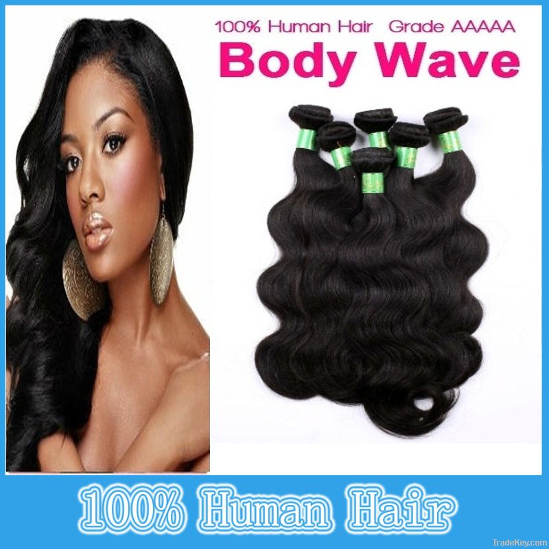 Free Shipping Wholesale Hot sale 16 inch Weave Peruvian Virgin Hair #1