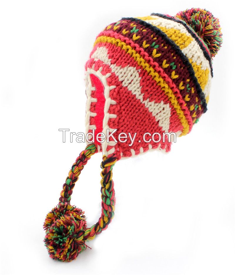 Knit Helmet Hat