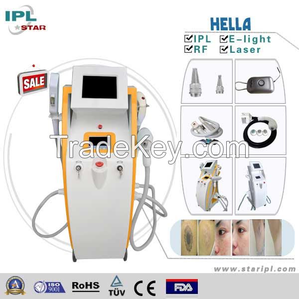 2014 New 4 in 1 System/ Multifunction Machine/ IPL, Laser, Elight, RF in One Machine