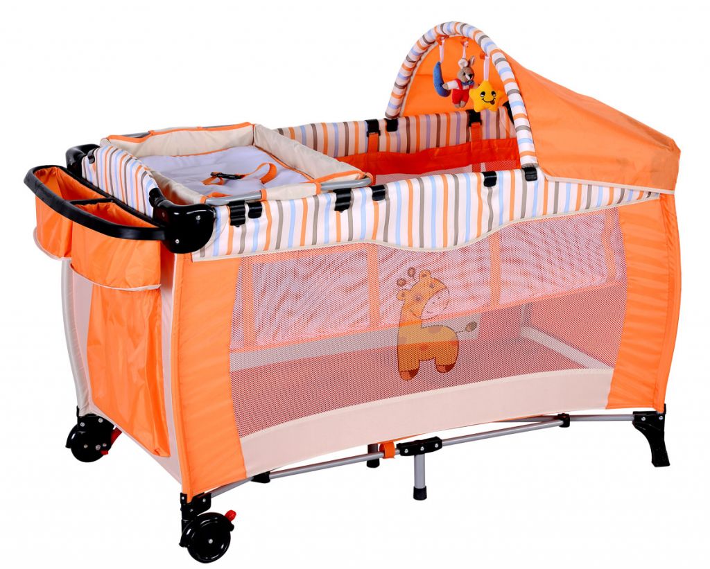 Europe standard baby travel cot / baby folding bed EN716 / EN71-3