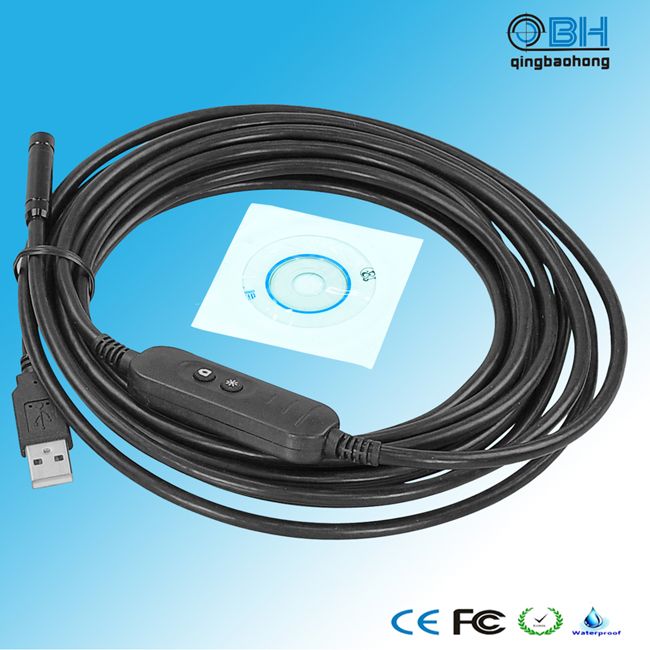 Waterproof USB Cable Endoscope Camera 6604