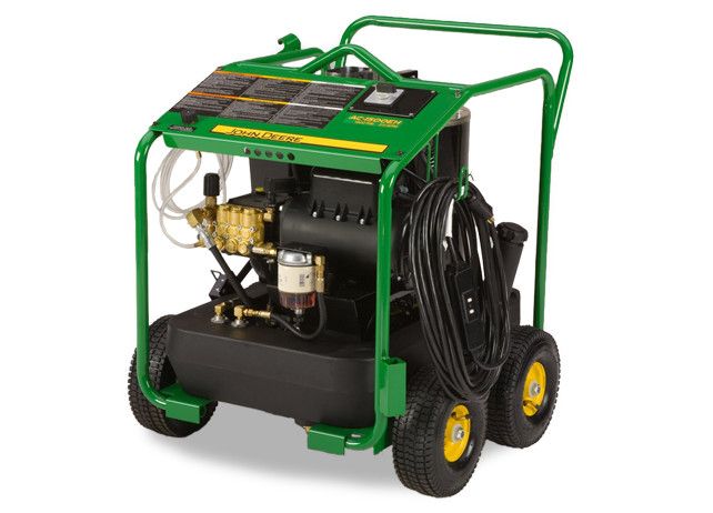 Pressure Washer JohnDeere AC-1500EH 1500 PSI 2HP 120V Oil Fired Direct Drive Hot Water