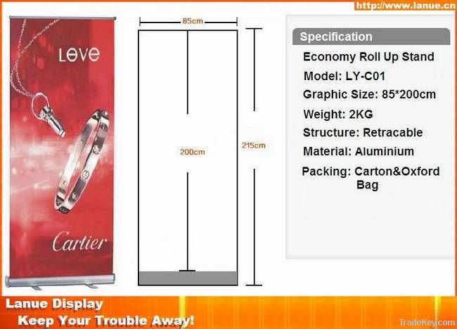 High quality roll up banner display stands