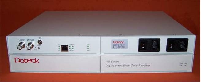 HD Digital Video+1000Mbps IP Fiber Optic Transmitter and Receiver
