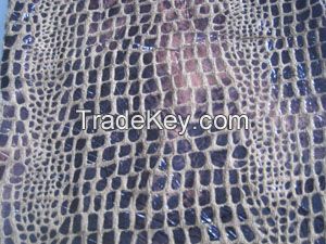 polyester sofa fabric with bronzing pattern