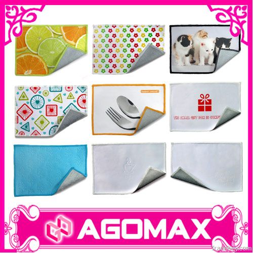 Promotional Double Sided microfiber towel cloth