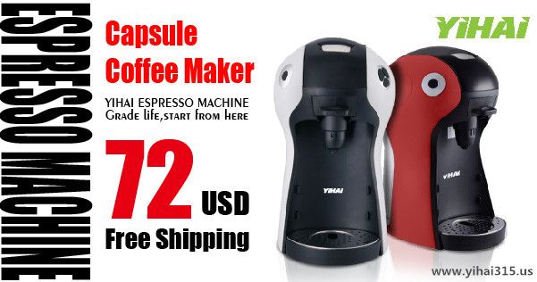 YIHAI Capsule coffee maker, one cup coffee machine. Good quality and cheap!