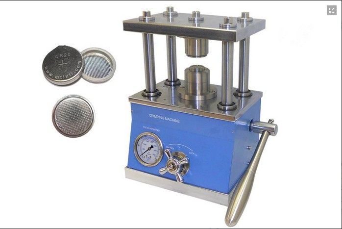 Compact Hydraulic coin Cells Crimping Machine: One for All CR2016, CR2025, & CR2032 (Optional Die CR1220, CR2325 or CR2450ï¼ŒAG3, AG5)