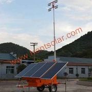 Mobile Solar Lighting Tower with 1Kw inverter