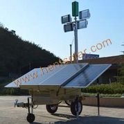 Wind/Solar-Powered Mobile Light Tower