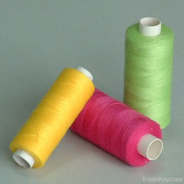 100% Spun Polyester Yarn For Knitting Weaving and Sewing