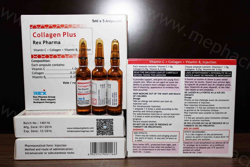 Collagen plus injection for anti-wrinkle, 1.5g