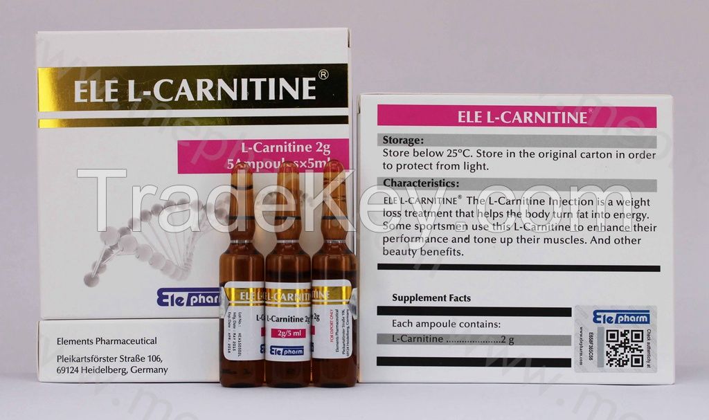 L-carnitine Injection for Body Slimming 2G/5ML