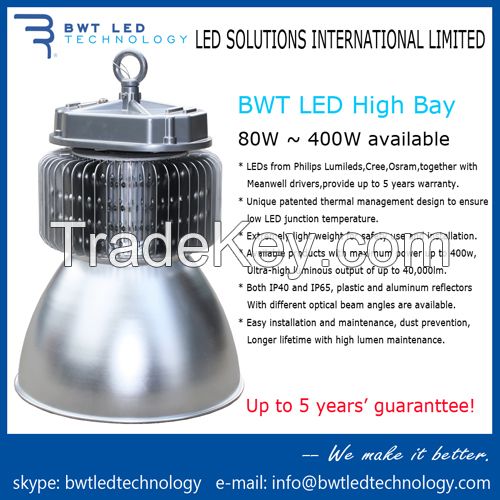 BWT LED High Bay 80W 5 years' guaranttee