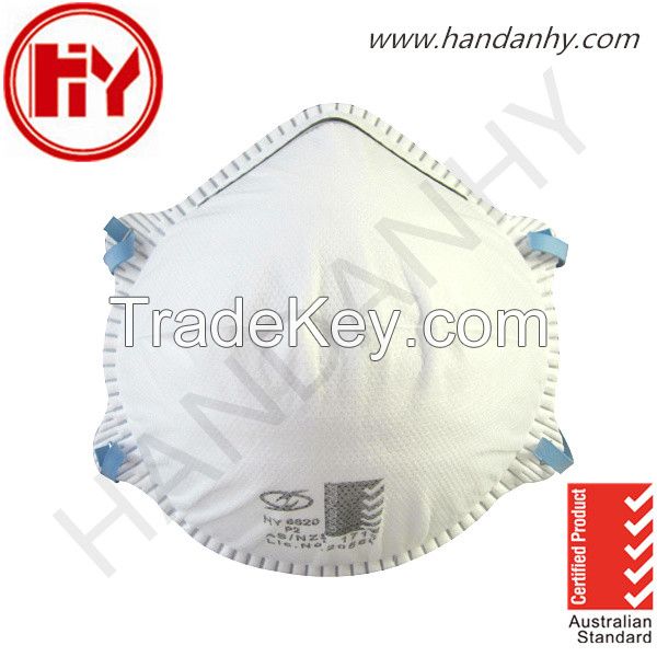 ASNZS fold flat disposable P2 face mask