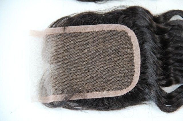 human hair top closure   lace closure and silk base closure  