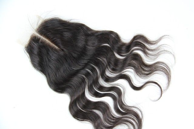 human hair top closure   lace closure and silk base closure