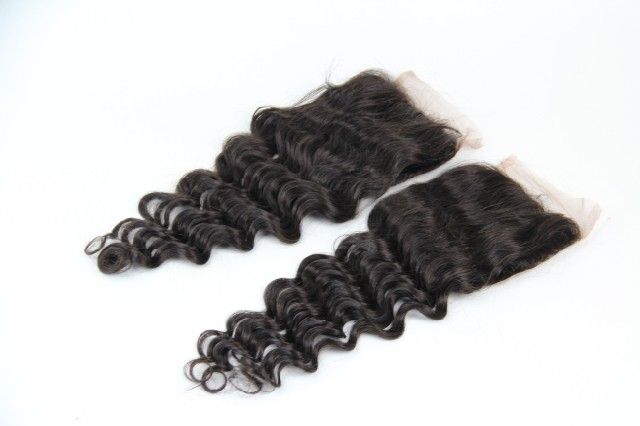 human hair top closure   lace closure and silk base closure  