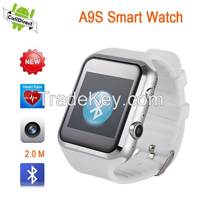 A9S Bluetooth Smart watch with Heart Rate Monitor