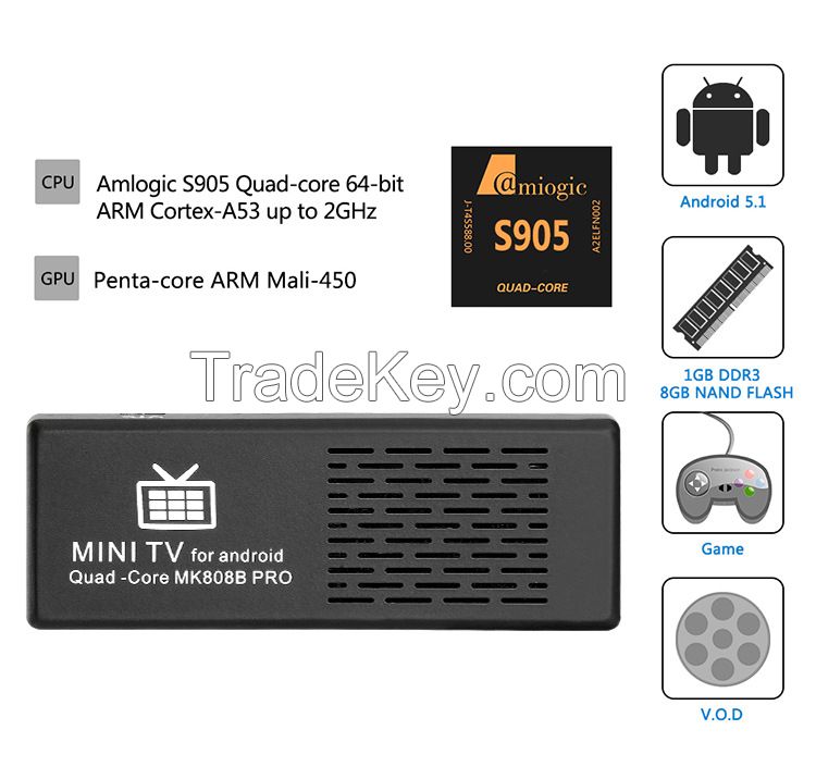 MK808B Pro 4K Smart TV Stick