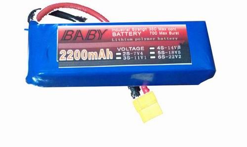 BABY Series lipo packs (20C-70C)  BA-2200/25-3S