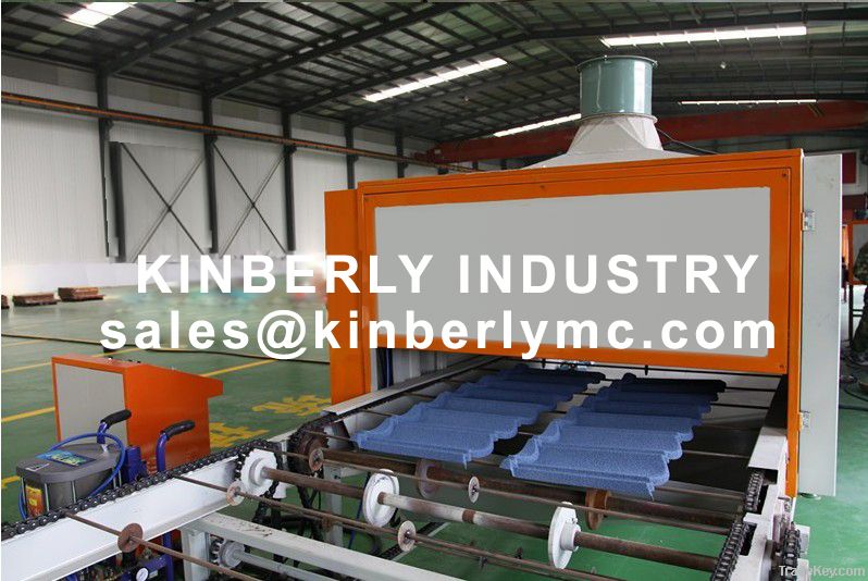 stone coated roof tile production line