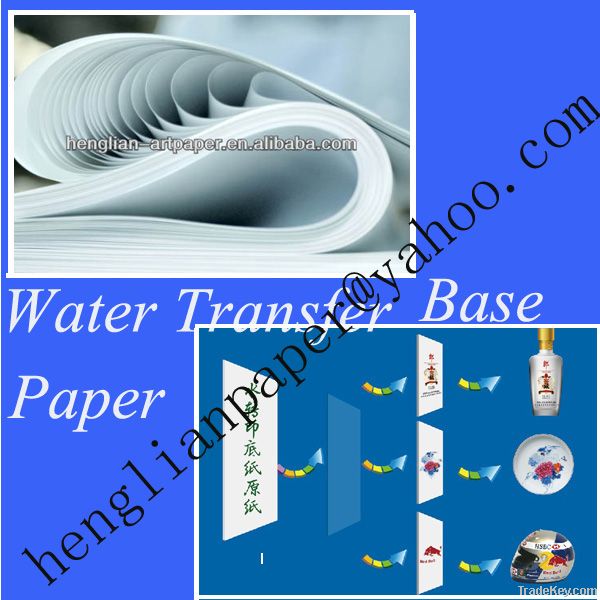 unoiled inkjet transfer printing base paper