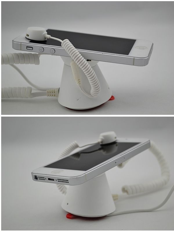 Low profile mobile phone stand charge + alarm function H7002