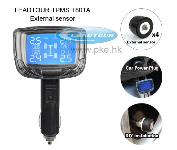 Extenal Sensor TPMS Wireless Tire Pressure Monitor System