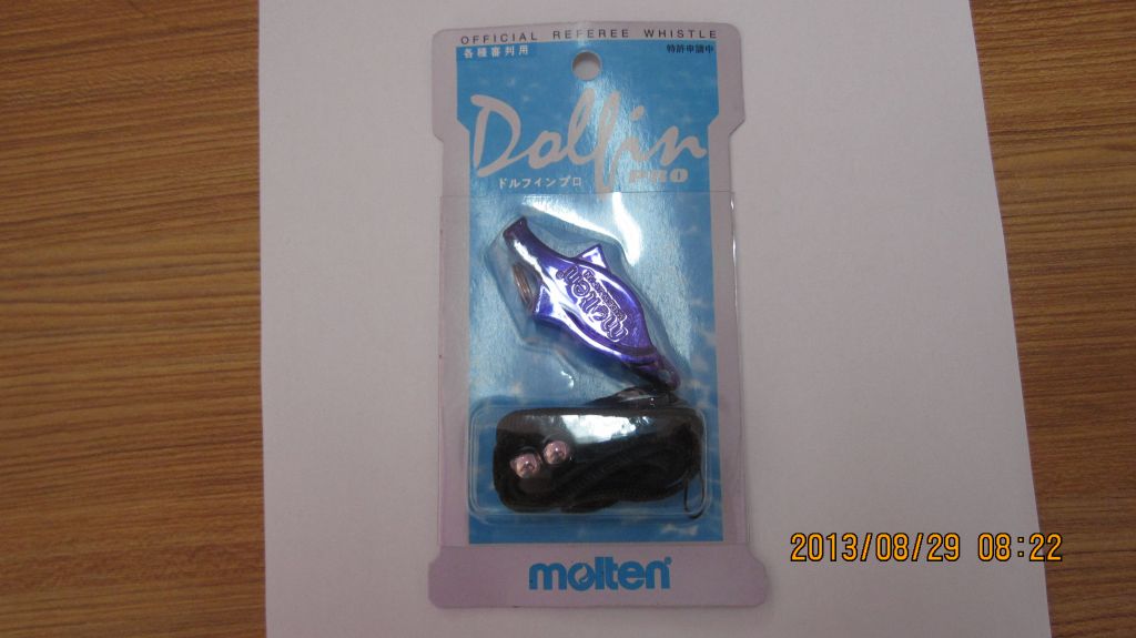 colorful  metal promotion dolphin whistle