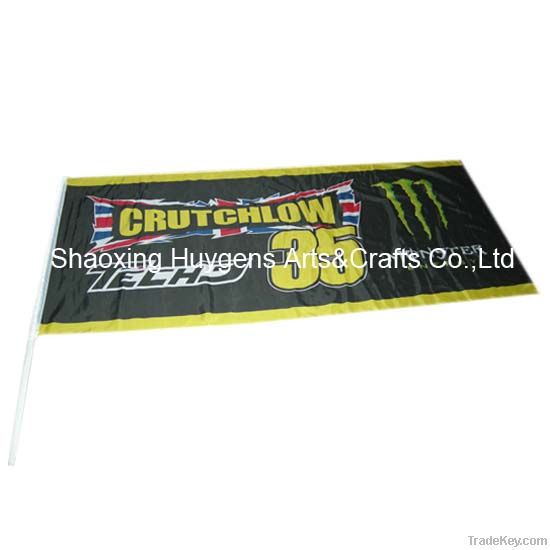 hand wave flag, hand stick flag