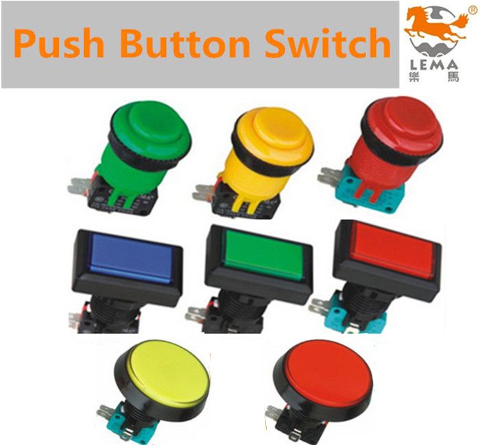 Momentary plastic push button switch 250v