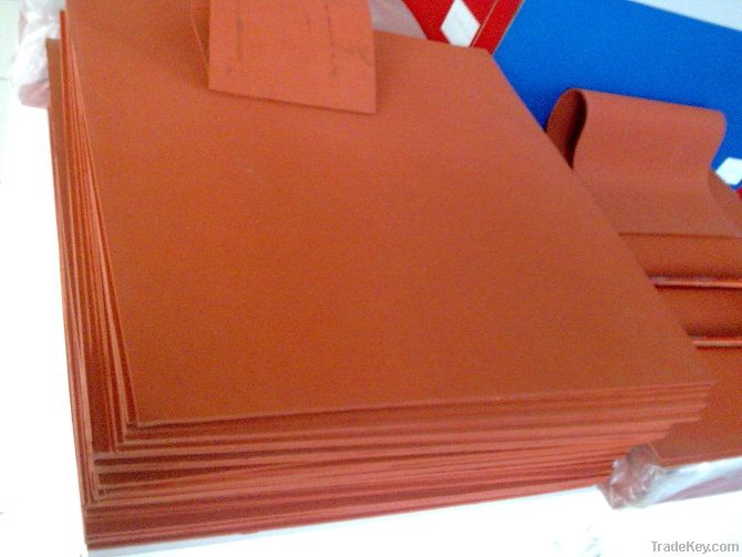 dark red slicone sponge rubber sheet special for ironning machine
