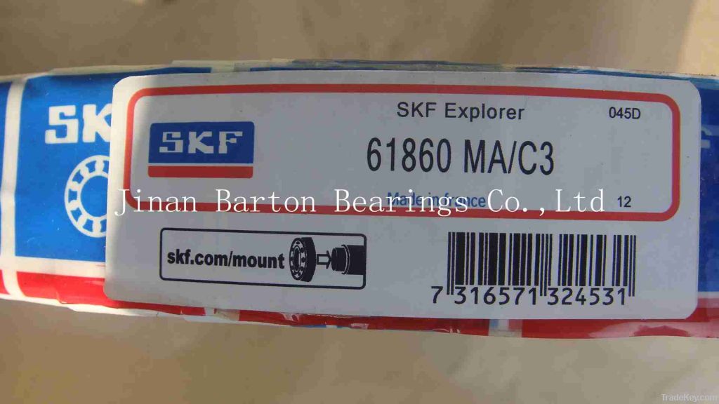 SKF 61860 MA/C3 Deep Groove ball bearings