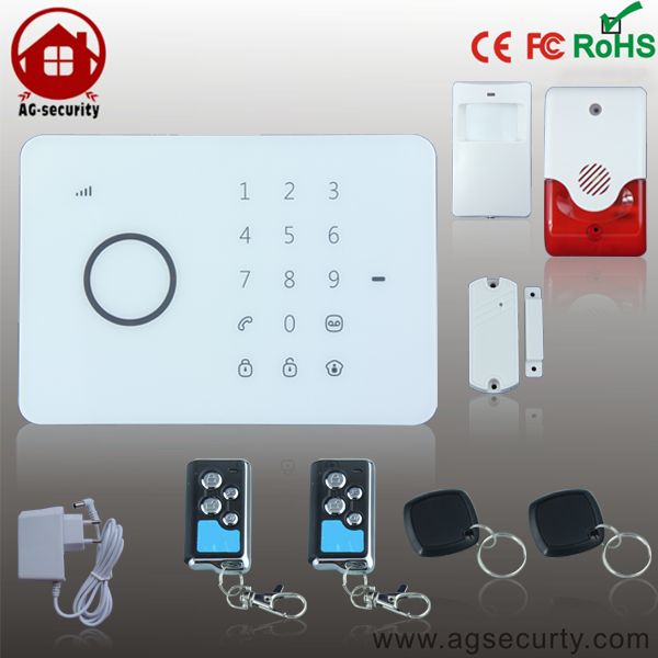 NEW--GSM/SMS RFID Touch alarm system With APP software