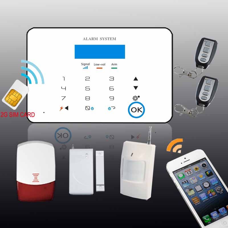 new model dual-network GSM alarm system support IOS&Android APP with touch screen DP-K5