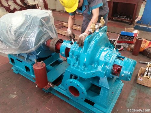 High flow electric motor split cae centrifugal pump