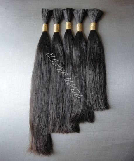 Natural Virgin Remy Human Hair Bulk