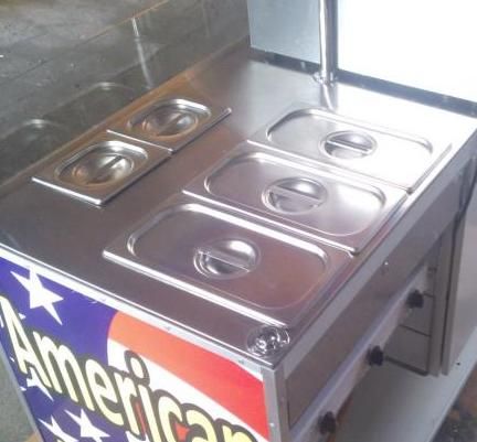 Hot Dog Catering Stand Food Business Unit Bar Hotdog Machine Burgers Stall Kiosk