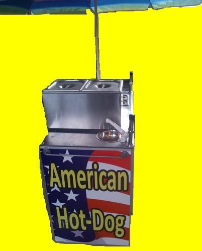 Hot Dog Catering Stand Food Business Unit Bar Hotdog Machine Burgers Stall Kiosk