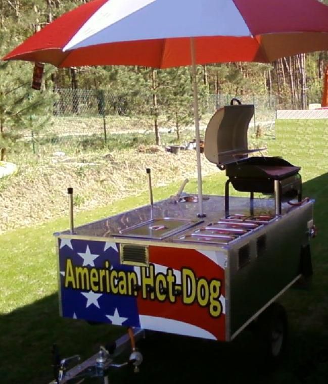 Catering Trailer Burger Van Hot Dog Snack Stall Cart Food Business Car Carrier