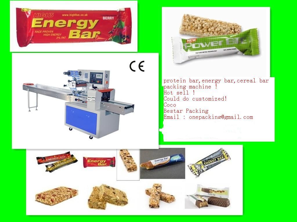 Automatic energy bar packaging machine 