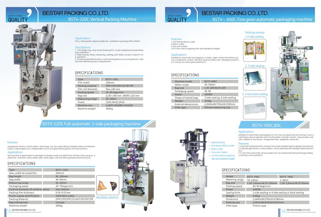 Auto high speed and accuracy food weighing and packaging system line