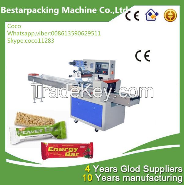 Horizontal Compressed Cereal Bar Packing Machine 