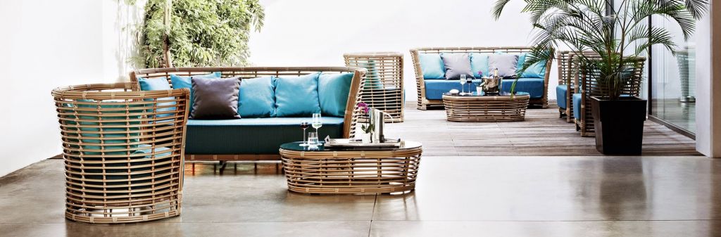 DYSF-D44221,Wicker Garden Patio Sofa Set,Rattan Outdoor Restaurant Sofa Chair with Tea/ Coffee Table,4 Seats Swimming Pool Sofa