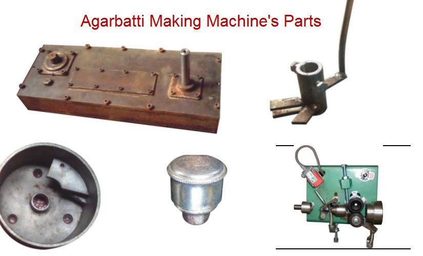 Agarbatti Making Incense machine's parts