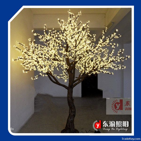 led cherry tree light with warm color