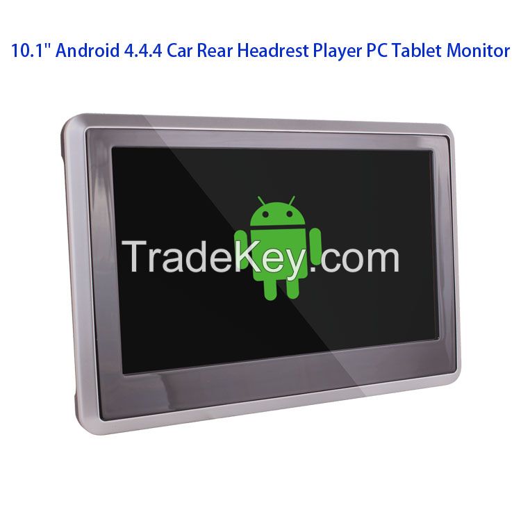 10.1 Inch Android 4.4.4 HD 1080P Capacitive Wide Touch Screen Headrest Video Player Multimedia Player Headrest Monitor With Quad-CORE CPU Support WIFI/3G