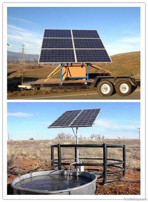Solar PV water pumping Solar-powered pump