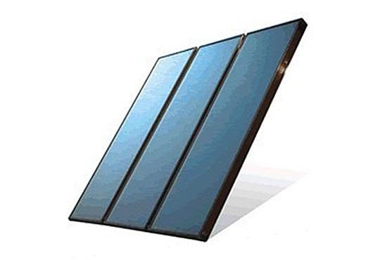 Blue film flat plate collector